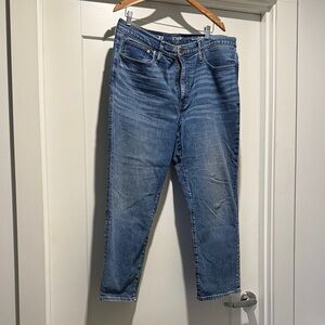 J. Crew Women's Cropped Blue Jeans